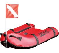 SEAC Sea Mate, Plancetta Gonfiabile con Bandiera di Segnalazione per Pesca Sub in Apnea