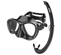 SEAC Set Bis Capri Top, Set con Maschera Capri e Snorkel Top da Snorkeling in Silicone per Adulti e Ragazzi