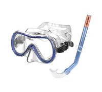 Seac Set Bis Salina SLT, Maschera e tubo da snorkeling per adulti, ragazzi e bambini