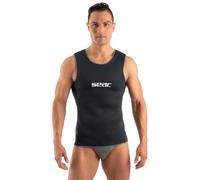 SEAC Short Vest Man Sottomuta a Canotta in Morbido Neoprene da 2,5 mm Uomo Nero L