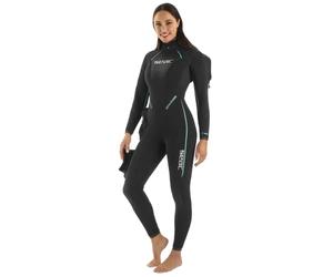 SEAC SpaceDry Lady, Muta Semistagna Monopezzo da 7 mm, Nero, S