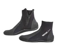 SEAC Stivali subacquei in Neoprene Rinforzato da 5 mm con Cerniera Laterale