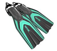 SEAC Style-S, Pinne con Cinghiolo Elastico Ultra Leggere per Immersioni Subacquee
