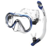 Seac Sub Boss Set Di Maschere Subacquee Con Snorkel Nero O Blu