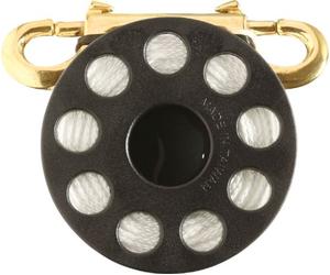 SEAC Sub - Mulinello Spool Reel con Doppio Moschettone E Sagola