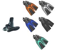 Seac Sub Style Pinne Con Calzari Mares Classic 5Mm 34-47