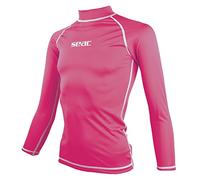 SEAC T-Sun Long Kid, Maglia Protettiva Rash Guard per Snorkeling e Nuoto Anti UV Unisex Bambini, Rosa, 11 Anni