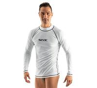 Seac T-Sun Long Man, Maglia protettiva Rash Guard per snorkeling e nuoto anti UV, bianco, XXXL