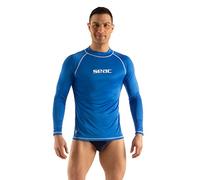 Seac T-Sun Long Man, Maglia protettiva Rash Guard per snorkeling e nuoto anti UV, blu, XXL