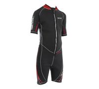 SEAC Trendy Kid, Muta Corta Monopezzo in Neoprene da 2.5 mm con Zip Frontale, per Snorkeling, Surf e Sport Acquatici in Acque Temperate per Adulti e Bambini