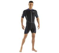 SEAC Trendy Man, Muta Corta Monopezzo in Neoprene da 2.5 mm con Zip Frontale, per Snorkeling, Surf e Sport Acquatici in Acque Temperate per Adulti e Bambini