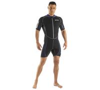 SEAC Trendy Man, Muta Corta Monopezzo in Neoprene da 2.5 mm con Zip Frontale, per Snorkeling, Surf e Sport Acquatici in Acque Temperate per Adulti e Bambini, L