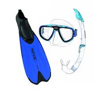 Seacsub Set Tris Spinta Snorkeling Set Blu EU 46-47