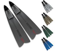 SEAC Unisex Adulto Pinne Medio Lunghe a Scarpetta Chiusa per Pesca Subacquea, Apnea e Immersioni, Nero, 39/40