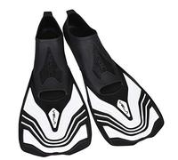 SEAC Vela Pinne Corte da Nuoto e Snorkeling Unisex Adulto Bianco 34-35