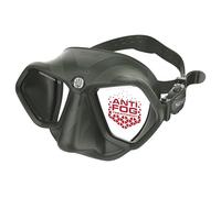 SEAC Wild - Maschera subacquea anti-appannamento a doppia lente per apnea e pesca subacquea, colore: verde militare