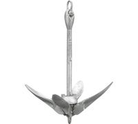 Seachoice 41020 Zincato Pieghevole Raffio Ancora 7 Lbs Per Piccolo Barca Gommoni