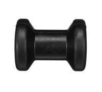 Seachoice Molded Spool Roller w/Plastic Sleeve Black Rubber 5 in. Wi