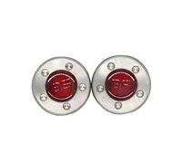 Seacloud - Pesi per putter personalizzati per Scotty Cameron Select Newport Studio Design Clubs Head (rosso/argento)