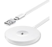 seacosmo Caricatore Wireless Magnetico 3 in 1 per Apple Watch S10 9 8, 15W Caricabatterie Mag Safe Ricarica Portatile Charger Compatibile per iPhone 16 15 14 13 12 Pro Max Mini, AirPods 4 3 2 Pro