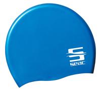 SEAC Silicone JR Cuffia Nuoto da Piscina in Silicone Unisex Bambini Blu Small