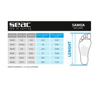 SEAC Samoa, Infradito in Gomma con massaggio plantare per il Mare, la Piscina, la Spiaggia e la Barca