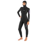 SEAC Liberty Long Lady 5mm - Muta Umida Monopezzo da Donna con Cappuccio Integrato - Neoprene Resistente con Rinforzi Supratex su Ginocchia, Spalle e Fondo Schiena - Taglie a Colori, XXL