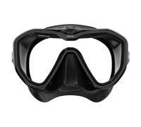 SEAC Appeal, Maschera da Subacquea Made in Italy monolente con Fibbia 3D Direttamente sul facciale Unisex-Adult, Nero, Standard