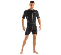 SEAC Trendy Man, Muta Corta Monopezzo in Neoprene da 2.5 mm con Zip Frontale, per Snorkeling, Surf e Sport Acquatici in Acque Temperate per Adulti e Bambini, S
