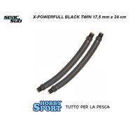 SEACSUB X-POWERFULL BLACK TWIN 17.5mm x 24cm 2 ELASTICI RICAMBIO ARBALETE FUCILI