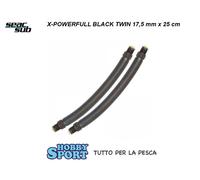 SEACSUB X-POWERFULL BLACK TWIN 17.5mm x 25cm 2 ELASTICI RICAMBIO ARBALETE FUCIL