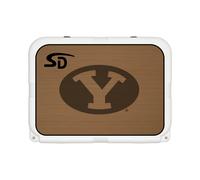 Seadek Collegiate Cooler Pad - YETI Tundra 35 - Mocha / Nero, Brigham Young...