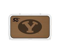 Seadek Collegiate Cooler Pad - YETI Tundra 45 - Mocha / Nero, Brigham Young...