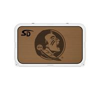 Seadek Collegiate Cooler Pad - YETI Tundra 45 - Mocha / Nero, Florida State...