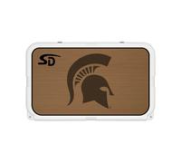 Seadek Collegiate Cooler Pad - YETI Tundra 45 - Mocha / Nero, Michigan State...
