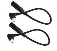 Seadream Cavo angolato da USB C a Mini USB, confezione da 2 connettori da tipo C femmina a mini USB maschio 5P a 90 gradi, cavo Adatepr per ricarica e sincronizzazione dati (angolo retto)