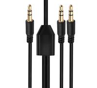 Seadream Cavo audio a Y Splitte da 3,5 mm, 1 maschio a 2 maschi, cavo adattatore per cuffie stereo TRS per smartphone, computer, MP3, auricolari, altoparlanti (da M a 2 m)