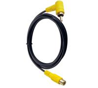 Seadream Cavo di prolunga RCA a 90 gradi, 1,5 m, cavo audio Vidio ad angolo retto da maschio a femmina, connettori placcati in oro, per Home Theater, HDTV, Home Stereo e DVD (angolo da M a F)