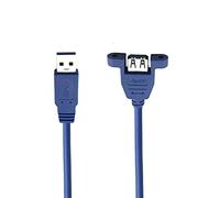 Seadream SuperSpeed USB 3.0 maschio A femmina cavo di estensione con montaggio a pannello 10Feet