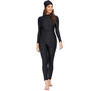 seafanny, Costume da Bagno da Donna, 3 Pezzi, Musulmano con Copertura Completa, Hijab Burkini