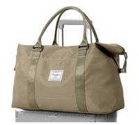 SEAFEW Borsone da Viaggio,Bagaglio a Mano 45x36x20 Easyjet Borsa da Viaggio, Borsa da Cabina Easyjet Borsa Sportiva Borsone da Palestra da Weekend,A06-Cachi