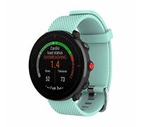 SeaFicco 22mm Cinturini di Ricambio in Silicone Compatibile con Polar Grit X Pro/Grit X/Vantage M2 /Vantage M Cinturino dell'orologio a Sgancio Rapido Sportivo (L, Verde acqua)