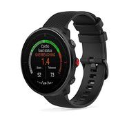 SeaFicco Cinturino Compatibile con Polar Vantage M2 /Vantage M/Grit X Pro/Grit X, Universale 22mm Cinturini di Ricambio in Silicone Braccialetto da Sport Bracciale da Polso (Nero)
