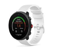 SeaFicco Cinturino Compatibile con Polar Vantage M2 /Vantage M/Grit X Pro/Grit X, Universale 22mm Cinturini di Ricambio in Silicone Braccialetto da Sport Bracciale da Polso (Bianco)