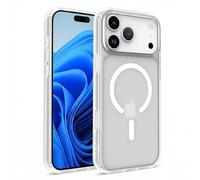 Seaflar Custodia per iPhone 17 Pro con Magsafe, protezione completa, antiurto, sottile, traslucida opaca, custodia ibrida a doppio strato (paraurti in TPU + retro in acrilico), bianco