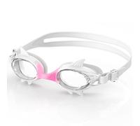 Seaflar Occhiali Nuoto Bambini Design Squalo, Visione Grandangolare 180° HD, Antiappannamento Protezione UV, Unisex Occhialini Piscina 3-10 Anni, PinkW