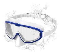 Seaflar Occhialini Nuoto Bambini, Antiappannamento & UV, Ampià Visuale, Regolazione Rapida, Sigillo in Silicone, Occhialini Piscina Unisex 3-14 Anni