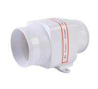 SEAFLO 4 In-Line Marine Bilge Air Blower 12V 270 CFM Quiet Boat White by Seaflo