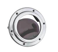 SEAFLO Oblò rotondo serie 02 - Dimensioni telaio: acciaio inossidabile 316 316 con trattamento lucidato a specchio, dimensioni del ritaglio: vetro acrilico da 151 mm, maniglie push-up in nylon