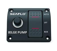 Seaflo Pannello interruttori Pompa di sentina a 3 Vie (Automatico-Manuale) 12v 24v